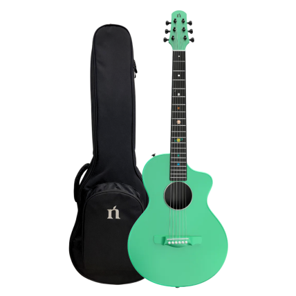 Violão Natasha Asteroid +NSX Smart- elétrico Com Efeitos e App Mint Green