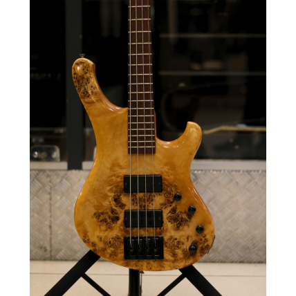 Contra Baixo Mayones PI 4 Live Signature Wojtek Pilichowski Natural Wood "Semi-Novo''