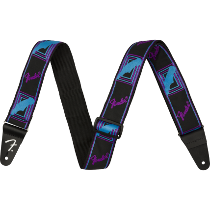Correia Fender Neon Monogrammed Straps 0990681305 Purple/Blue 2
