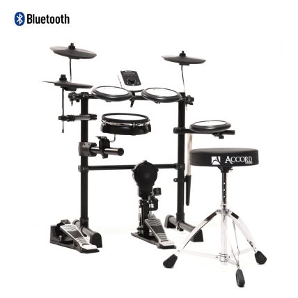 Bateria Eletrônica Accord HDX-150S Bluetooth com Banco