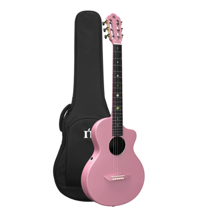 Violão Natasha Cosmos +NSX Smart APP Sakura Pink Eletroacústico