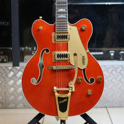 Guitarra Gretsch G5422TG Eletromatic Classic Hollow Body Double-Cut Gold Com Case 2506217512 Orange Stain (Semi-Novo)