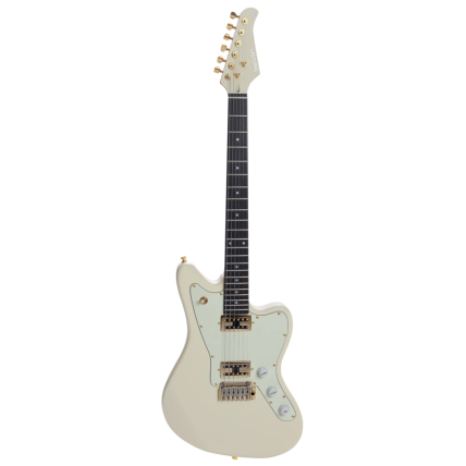 Guitarra Benson Brave Five j Master HH RW Santin Olympic White 11868