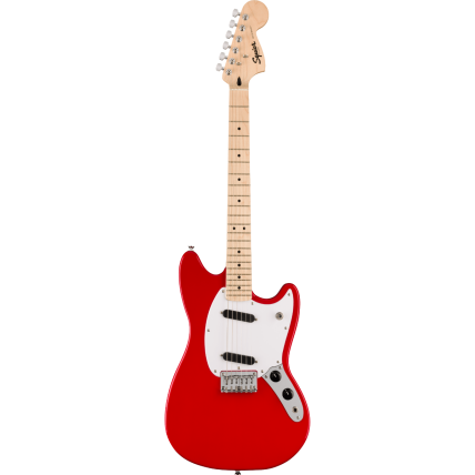 Guitarra Fender Squier Sonic Mustang MN WPG TOR 0373652558 White Pickguard Torino Red