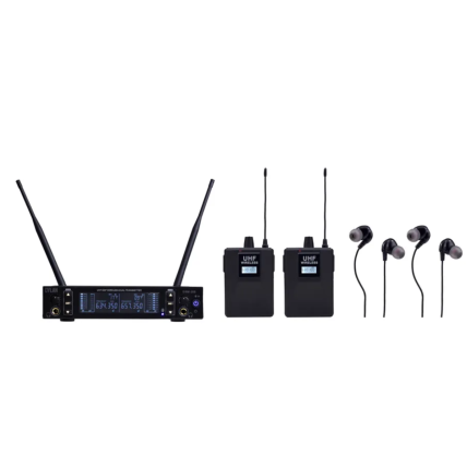 Monitor Dylan DSM 300 Sem fio Com 2 Recp Uhf + BASE 100 CANAIS