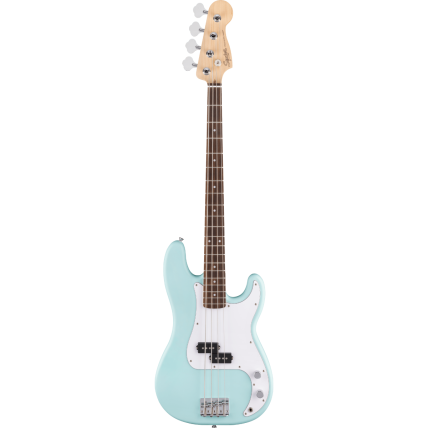 Contra Baixo Fender Squier Debut Precision Bass LRL WPG 0379700504 Daphne Blue