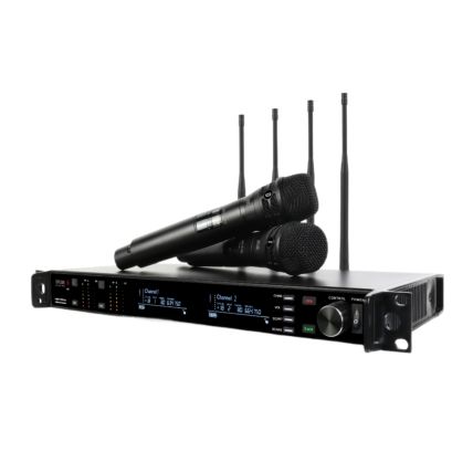 Microfone Dylan QS10 M2 100 Canais 2 Bastoes 4 Antenas