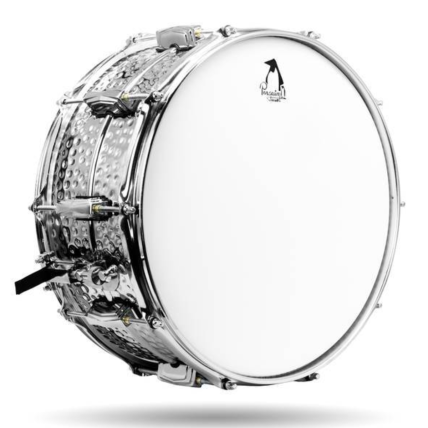 Caixa Bateria Torelli Pinguim Imperador 14X6,5 Em Aluminio Martelado, Abafador Iinterno, Aro Power Hoop 2,3MM PCM78